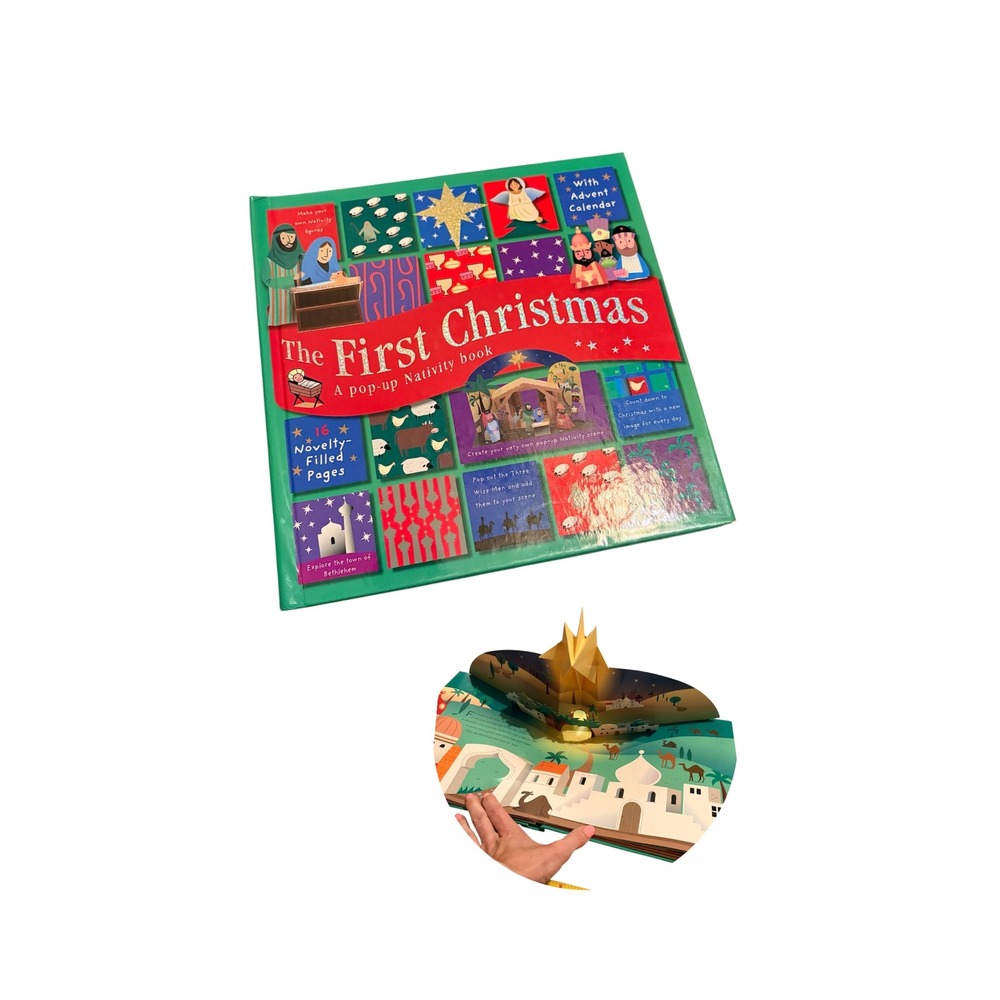 The Christmas Story: Pop-up Nativity Book with Nativity Scene Toddler Kids Book - Picture 1 of 9